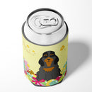Easter Eggs Cocker Spaniel Black Tan Can or Bottle Hugger Cooler Sleeve for Standard 12 oz Cans, Insulated Foam Beer & Soda Can Hugger Reusable