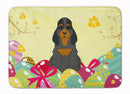 Easter Eggs Cocker Spaniel Black Tan Memory Foam Kitchen Mat Machine Washable Anti-Fatigue Cushion Comfort Bath or Kitchen Rug