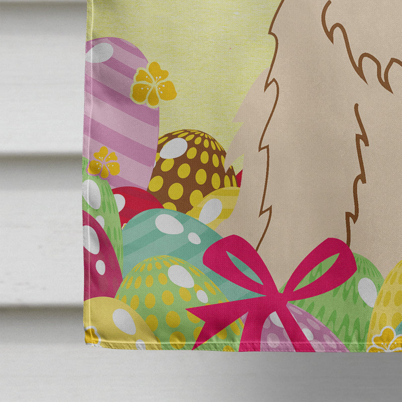 Easter Eggs Cocker Spaniel Buff Flag Canvas House Size BB6094CHF