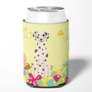 Easter Eggs Dalmatian Can or Bottle Hugger Cooler Sleeve for Standard 12 oz Cans, Insulated Foam Beer & Soda Can Hugger Reusable