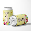 Easter Eggs Dalmatian Can or Bottle Hugger Cooler Sleeve for Standard 12 oz Cans, Insulated Foam Beer & Soda Can Hugger Reusable