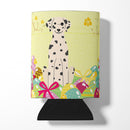 Easter Eggs Dalmatian Can or Bottle Hugger Cooler Sleeve for Standard 12 oz Cans, Insulated Foam Beer & Soda Can Hugger Reusable