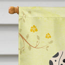 Easter Eggs Dalmatian House Flag 28x40 Porch Sleeve Pole Decorative Outside Yard Banner Artwork Wall Hanging, Polyester