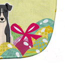 Easter Eggs Smooth Fox Terrier Baby Bib Easy-Clean Baby Bib Baby Feeding Accessory Baby Mealtime Essential, 10 x 13, Multicolor