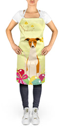Easter Eggs Whippet Apron Cooking Kitchen Server Baking Crafts Gardening for Adult Women Men, Unisex, Large, Multicolor