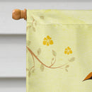 Easter Eggs Whippet House Flag 28x40 Porch Sleeve Pole Decorative Outside Yard Banner Artwork Wall Hanging, Polyester