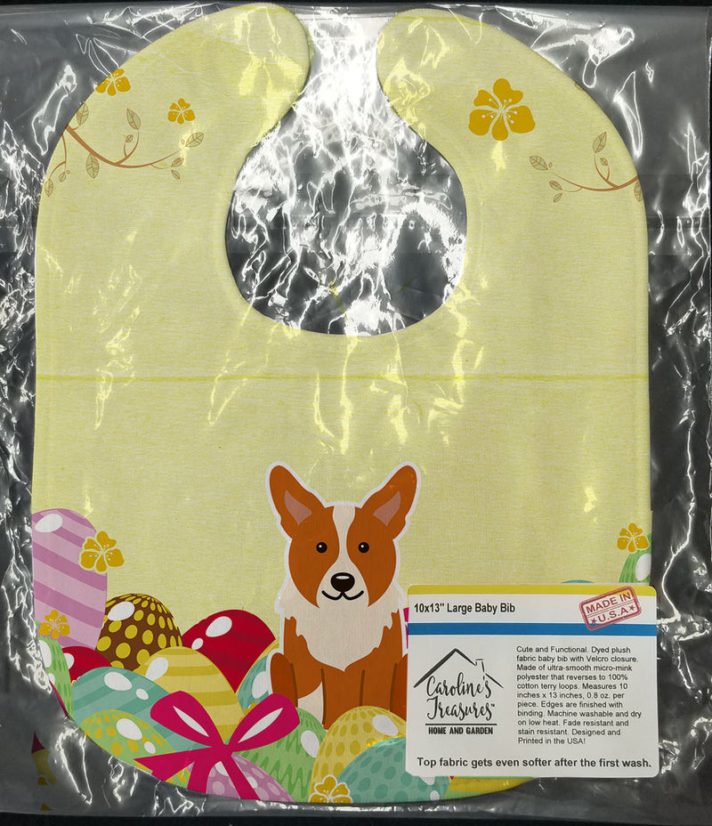 Easter Eggs Corgi Baby Bib BB6100BIB