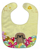 Easter Eggs Pekingese Tan Baby Bib Easy-Clean Baby Bib Baby Feeding Accessory Baby Mealtime Essential, 10 x 13, Multicolor