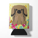 Easter Eggs Pekingese Tan Can or Bottle Hugger Cooler Sleeve for Standard 12 oz Cans, Insulated Foam Beer & Soda Can Hugger Reusable