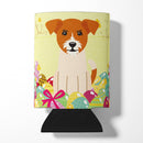Easter Eggs Jack Russell Terrier Can or Bottle Hugger Cooler Sleeve for Standard 12 oz Cans, Insulated Foam Beer & Soda Can Hugger Reusable