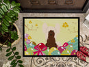 Easter Eggs Chinese Crested Cream Doormat Indoor Outdoor 24H X 36W Front Door Mat Rugs for Entryway, Non Slip Washable Low Pile,