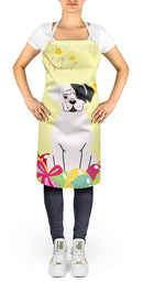 Easter Eggs White Boxer Cooper Apron Cooking Kitchen Server Baking Crafts Gardening for Adult Women Men, Unisex, Large, Multicolor