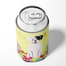 Easter Eggs White Boxer Cooper Can or Bottle Hugger Cooler Sleeve for Standard 12 oz Cans, Insulated Foam Beer & Soda Can Hugger Reusable