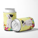 Easter Eggs White Boxer Cooper Can or Bottle Hugger Cooler Sleeve for Standard 12 oz Cans, Insulated Foam Beer & Soda Can Hugger Reusable