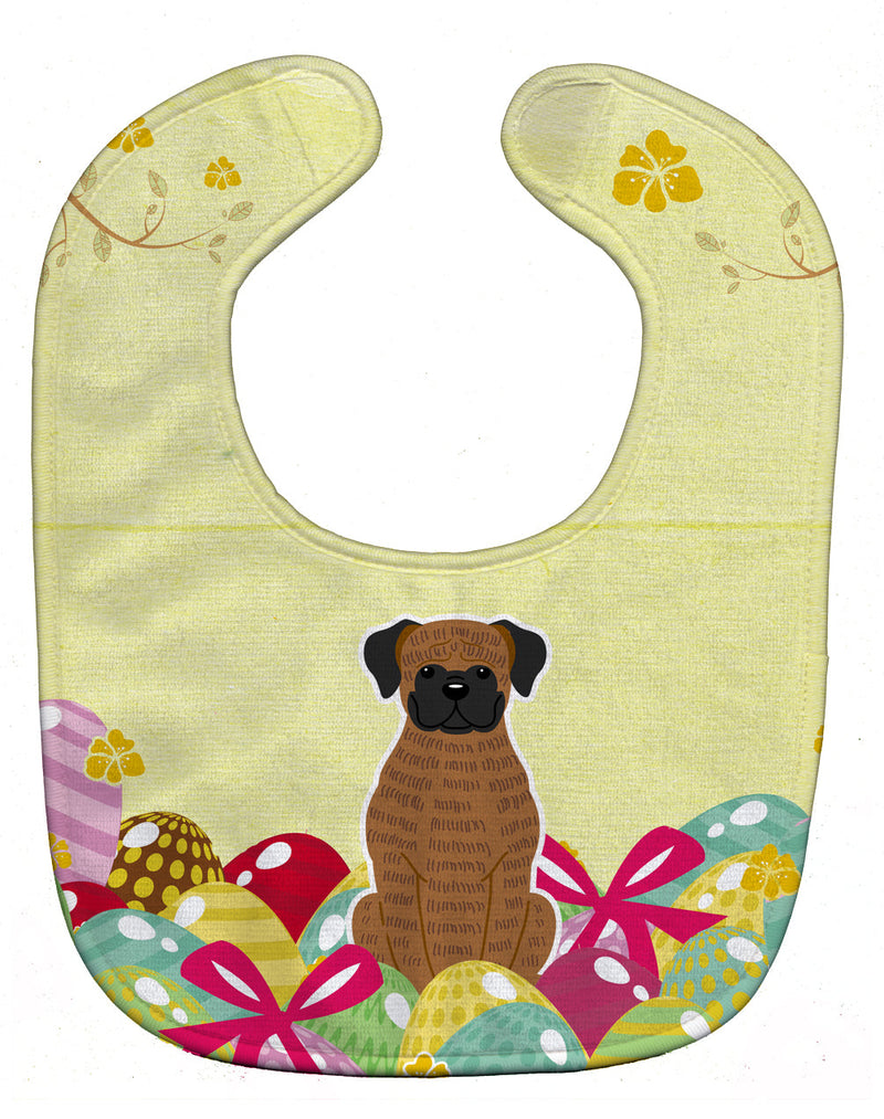 Easter Eggs Brindle Boxer Baby Bib BB6117BIB