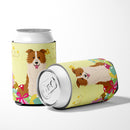 Easter Eggs Border Collie Red White Can or Bottle Hugger Cooler Sleeve for Standard 12 oz Cans, Insulated Foam Beer & Soda Can Hugger Reusable