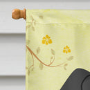 Easter Eggs Wire Haired Dachshund Dapple House Flag 28x40 Porch Sleeve Pole Decorative Outside Yard Banner Artwork Wall Hanging, Polyester