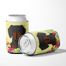 Easter Eggs Dachshund Black Tan Can or Bottle Hugger Cooler Sleeve for Standard 12 oz Cans, Insulated Foam Beer & Soda Can Hugger Reusable