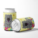 Easter Eggs Chow Chow Blue Can or Bottle Hugger Cooler Sleeve for Standard 12 oz Cans, Insulated Foam Beer & Soda Can Hugger Reusable