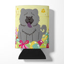Easter Eggs Chow Chow Blue Can or Bottle Hugger Cooler Sleeve for Standard 12 oz Cans, Insulated Foam Beer & Soda Can Hugger Reusable