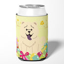 Easter Eggs Chow Chow White Can or Bottle Hugger Cooler Sleeve for Standard 12 oz Cans, Insulated Foam Beer & Soda Can Hugger Reusable