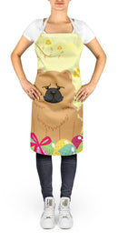 Easter Eggs Chow Chow Cream Apron Cooking Kitchen Server Baking Crafts Gardening for Adult Women Men, Unisex, Large, Multicolor