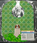 Saint Bernard Shamrocks Baby Bib Easy-Clean Baby Bib Baby Feeding Accessory Baby Mealtime Essential, 10 x 13, Multicolor