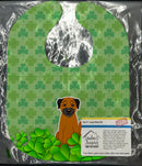 Border Terrier Shamrocks Baby Bib BB6180BIB