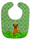 Border Terrier Shamrocks Baby Bib BB6180BIB