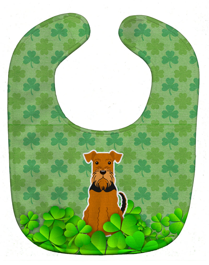 Airedale Shamrocks Baby Bib BB6182BIB