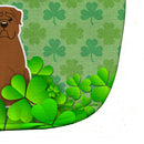 Dogue de Bourdeaux Shamrocks Baby Bib Easy-Clean Baby Bib Baby Feeding Accessory Baby Mealtime Essential, 10 x 13, Multicolor