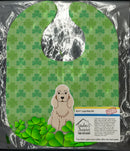 Cocker Spaniel Buff Shamrocks Baby Bib Easy-Clean Baby Bib Baby Feeding Accessory Baby Mealtime Essential, 10 x 13, Multicolor