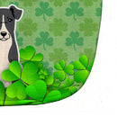 Smooth Fox Terrier Shamrocks Baby Bib Easy-Clean Baby Bib Baby Feeding Accessory Baby Mealtime Essential, 10 x 13, Multicolor