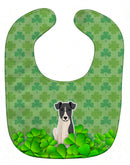 Smooth Fox Terrier Shamrocks Baby Bib Easy-Clean Baby Bib Baby Feeding Accessory Baby Mealtime Essential, 10 x 13, Multicolor