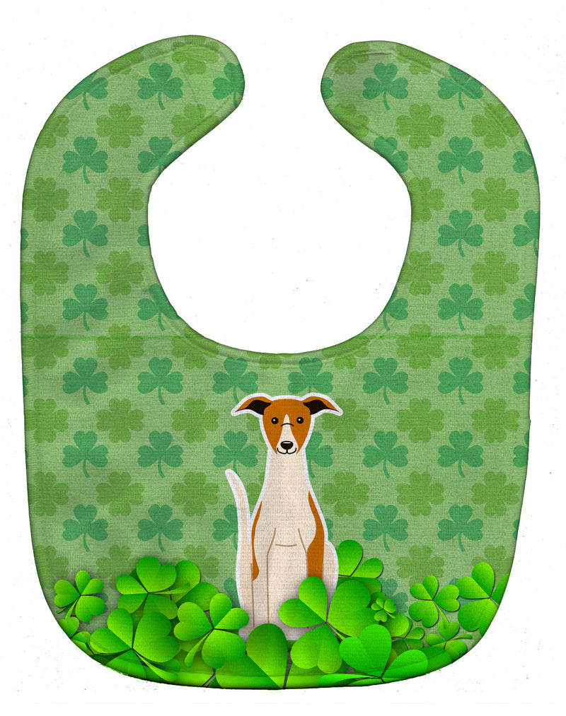 Whippet Shamrocks Baby Bib BB6240BIB