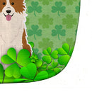 Border Collie Red White Shamrocks Baby Bib BB6260BIB