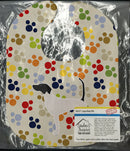 English Pointer Pawprints Baby Bib Easy-Clean Baby Bib Baby Feeding Accessory Baby Mealtime Essential, 10 x 13, Multicolor