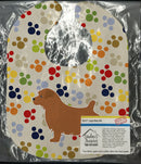 Norfolk Terrier Pawprints Baby Bib Easy-Clean Baby Bib Baby Feeding Accessory Baby Mealtime Essential, 10 x 13, Multicolor