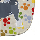 Lowchen Pawprints Baby Bib Easy-Clean Baby Bib Baby Feeding Accessory Baby Mealtime Essential, 10 x 13, Multicolor