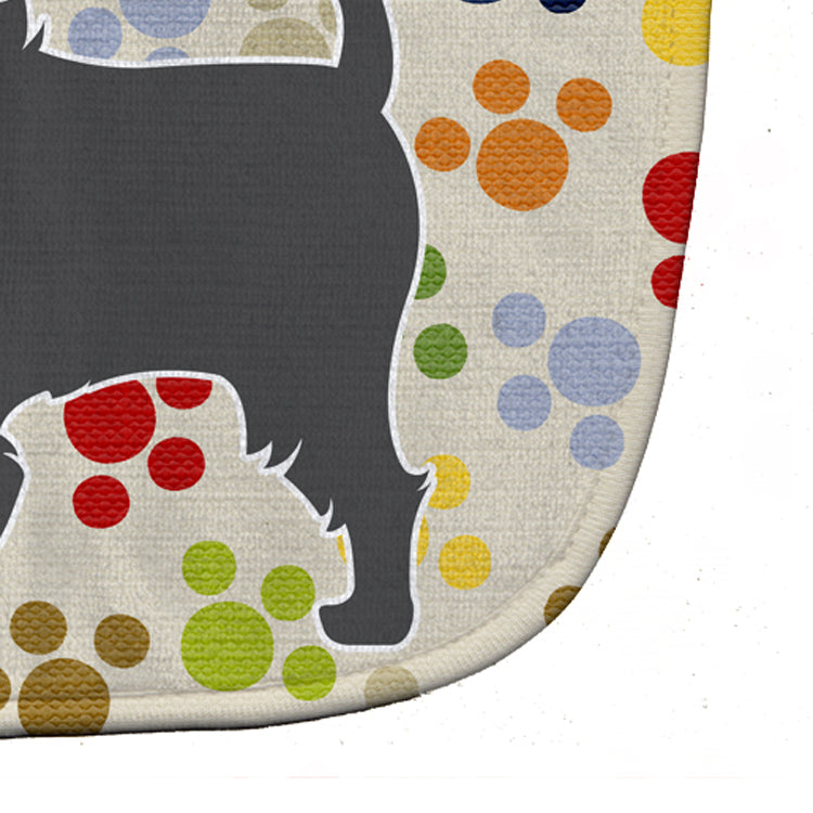 Affenpinscher Pawprints Baby Bib BB6353BIB