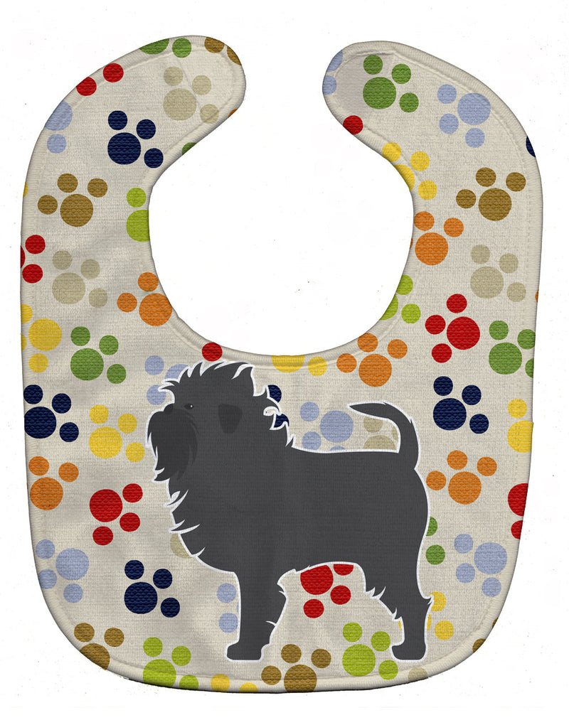 Affenpinscher Pawprints Baby Bib BB6353BIB