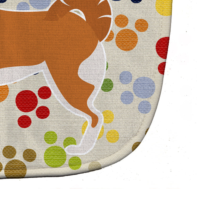 Akita Pawprints Baby Bib BB6377BIB