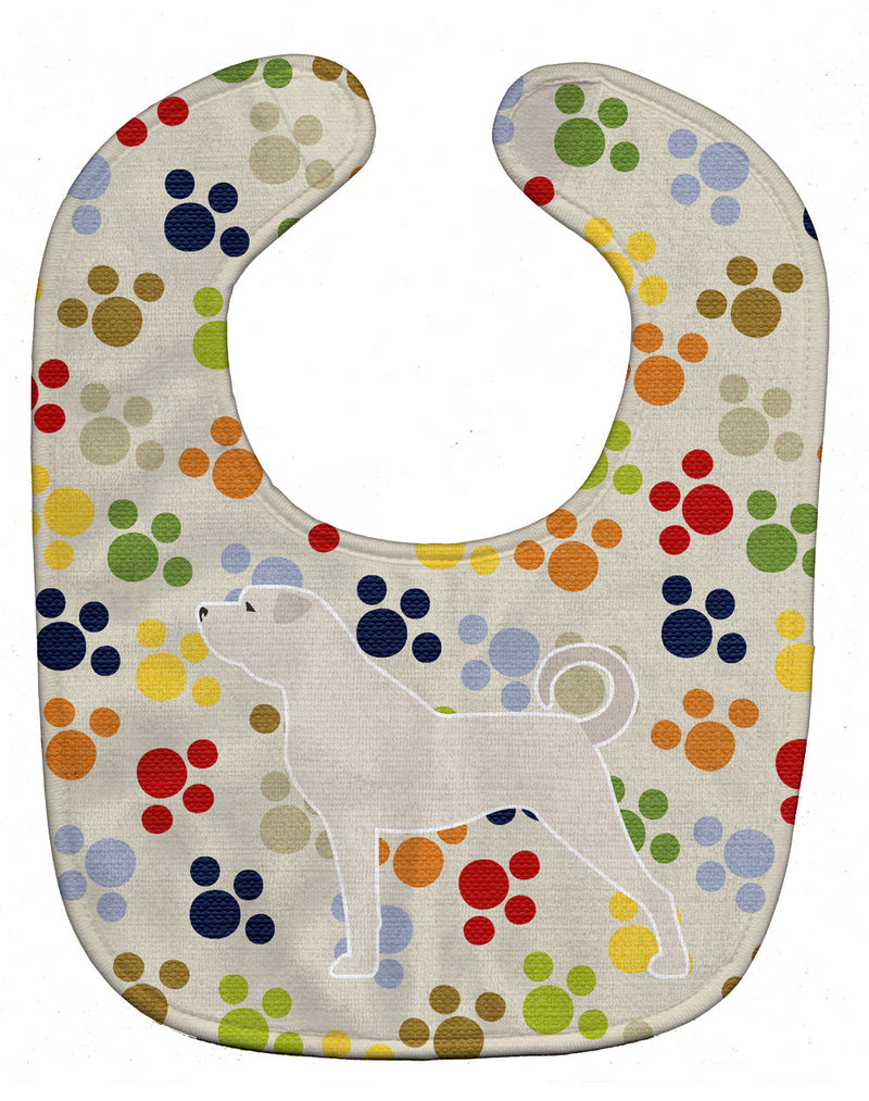 Anatolian Shepherd Pawprints Baby Bib BB6382BIB