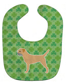 Border Terrier Shamrocks  Baby Bib BB6394BIB