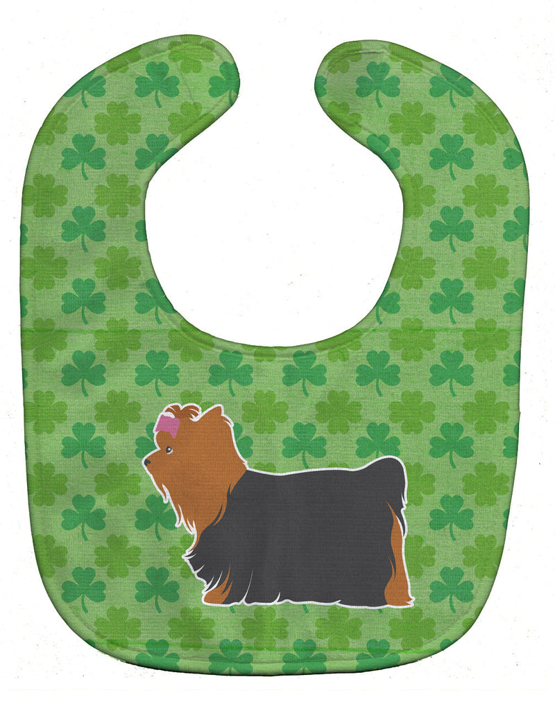 Yorkshire Terrier Yorkie Shamrocks  Baby Bib BB6439BIB