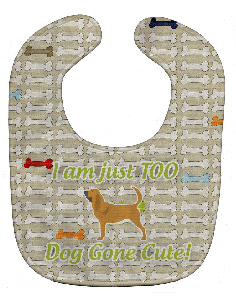 Bloodhound Dog Gone Cute Baby Bib BB6489BIB