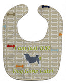 Lowchen Dog Gone Cute Baby Bib Easy-Clean Baby Bib Baby Feeding Accessory Baby Mealtime Essential, 10 x 13, Multicolor