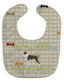 Boston Terrier Dog Gone Cute Baby Bib BB6549BIB