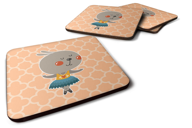 Ballerina Rabbit Foam Coaster Set of 4 BB6727FC