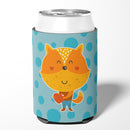 Polkadot Squirrel Can or Bottle Hugger Cooler Sleeve for Standard 12 oz Cans, Insulated Foam Beer & Soda Can Hugger Reusable